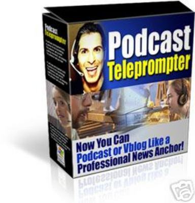 Product picture Podcast Teleprompter 