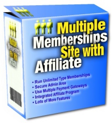 Product picture Multiple Membership Site With Affiliates With Master Resale Rights