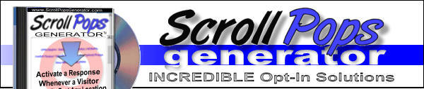 Product picture *NEW!* Scroll Pops Generator PopUp SoftwareWith Master Resale Rights