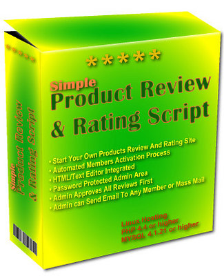 Product picture Review Website Script With Resale Rights