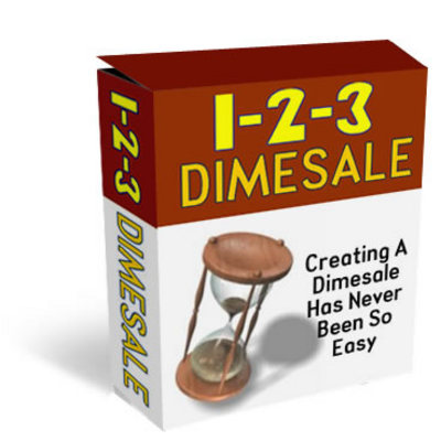 Product picture   1-2-3 Dimesale with Master Resale Rights 