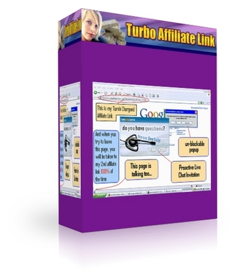 Product picture Turbo Affiliate Link Generator  With Master Resale Rights