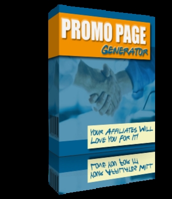 Product picture Promo Page Generator With Master Resale Rights