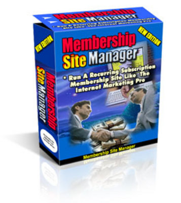 Product picture Membership Site Manager With Master Resale Rights